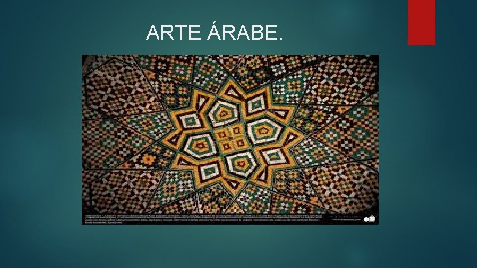 ARTE ÁRABE. 