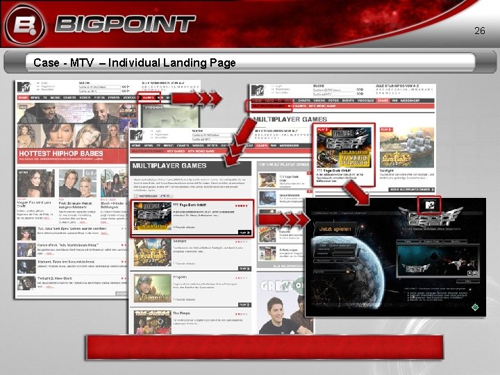 26 Case - MTV – Individual Landing Page 