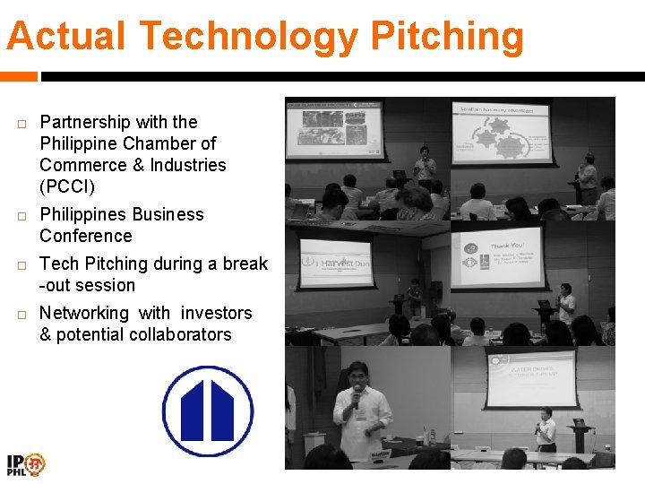 Actual Technology Pitching Partnership with the Philippine Chamber of Commerce & Industries (PCCI) Philippines