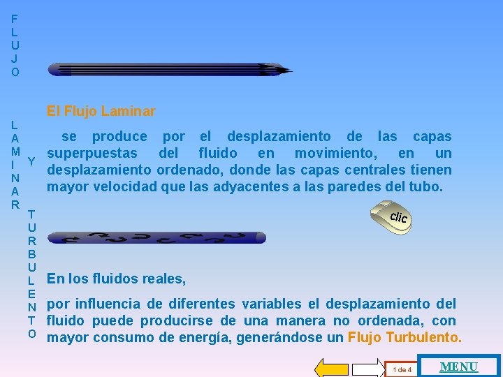 F L U J O El Flujo Laminar L A M I Y N
