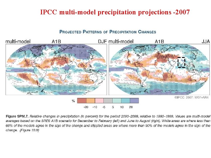 IPCC multi-model precipitation projections -2007 