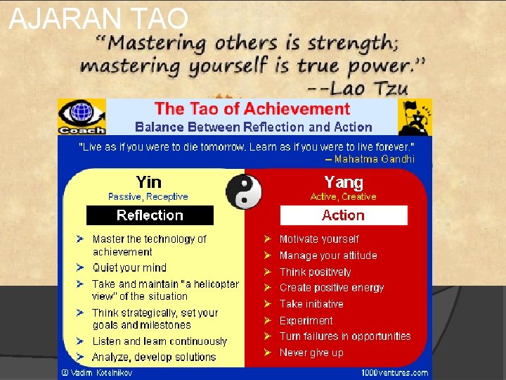 AJARAN TAO AJARAN TAO