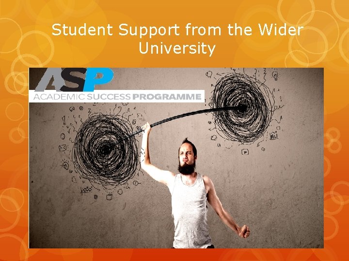Student Support from the Wider University 