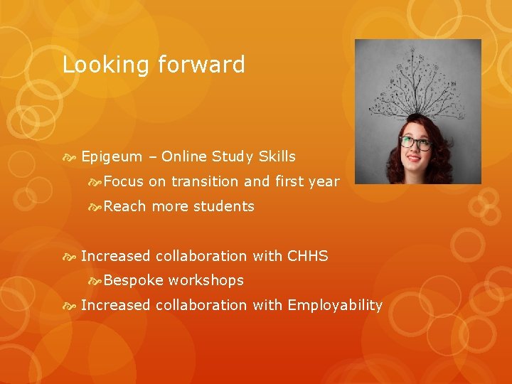 Looking forward Epigeum – Online Study Skills Focus on transition and first year Reach