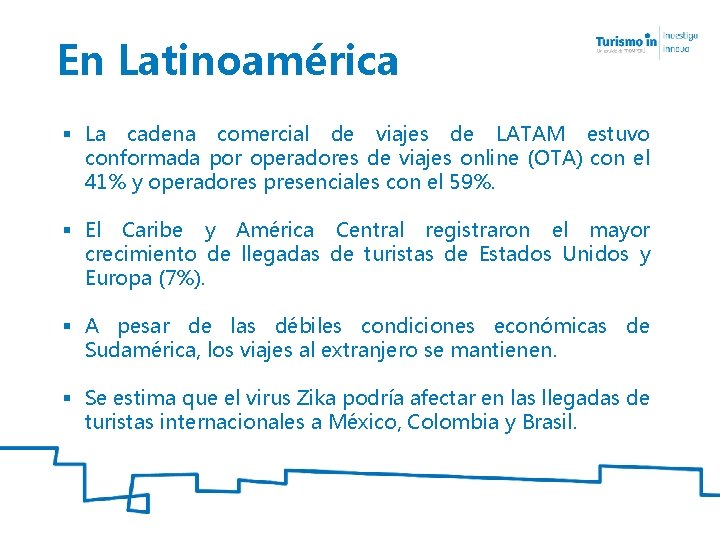 En Latinoamérica § La cadena comercial de viajes de LATAM estuvo conformada por operadores