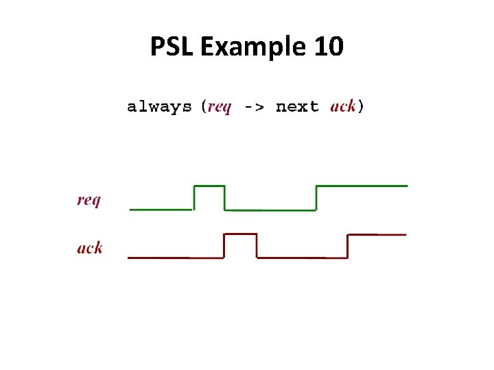 PSL Example 10 