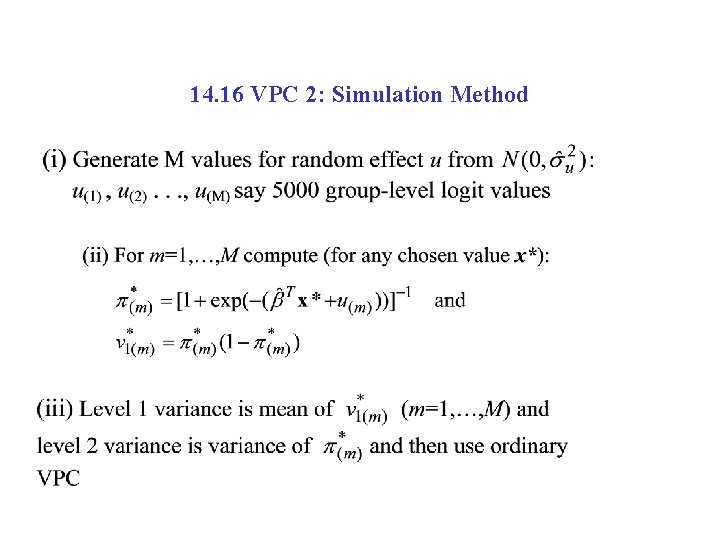 14. 16 VPC 2: Simulation Method 