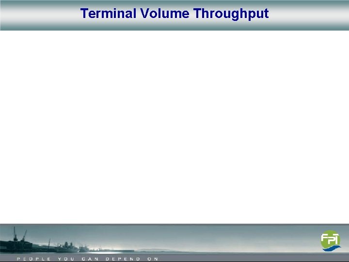 Terminal Volume Throughput 