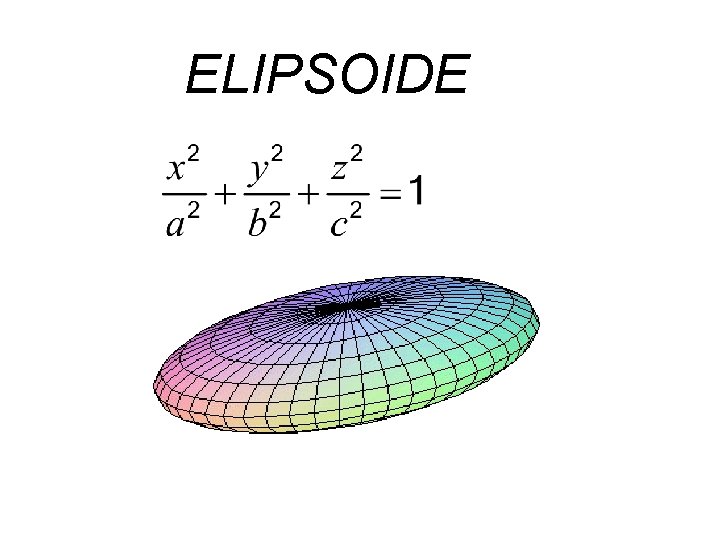 ELIPSOIDE ELIPSOIDE