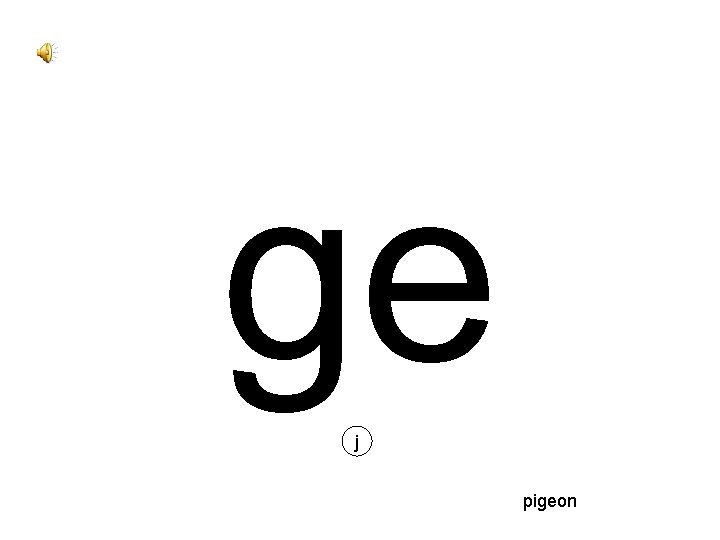ge j pigeon 