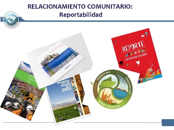 RELACIONAMIENTO COMUNITARIO: Reportabilidad RELACIONAMIENTO COMUNITARIO: Reportabilidad