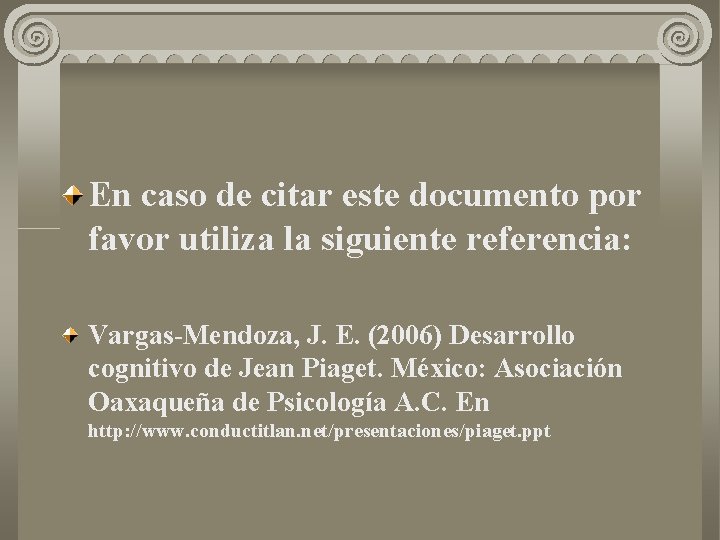 En caso de citar este documento por favor utiliza la siguiente referencia: Vargas-Mendoza, J.