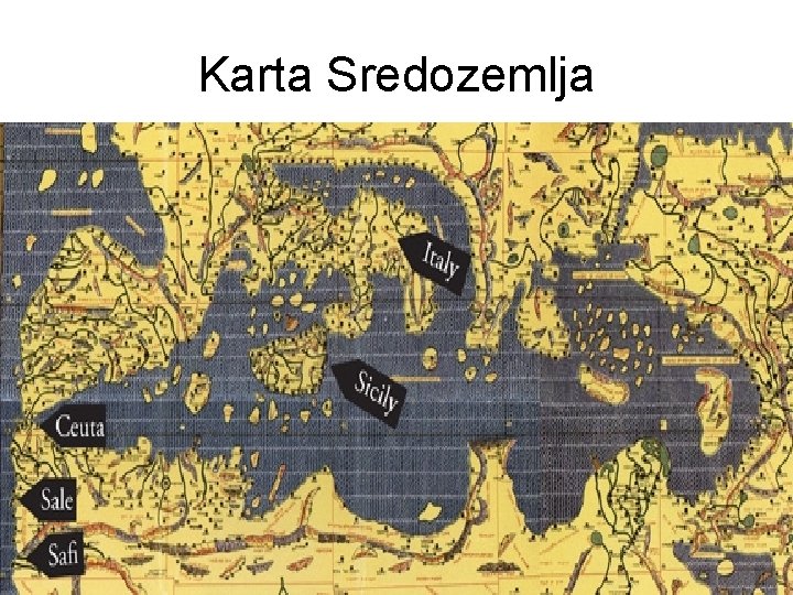 Karta Sredozemlja 