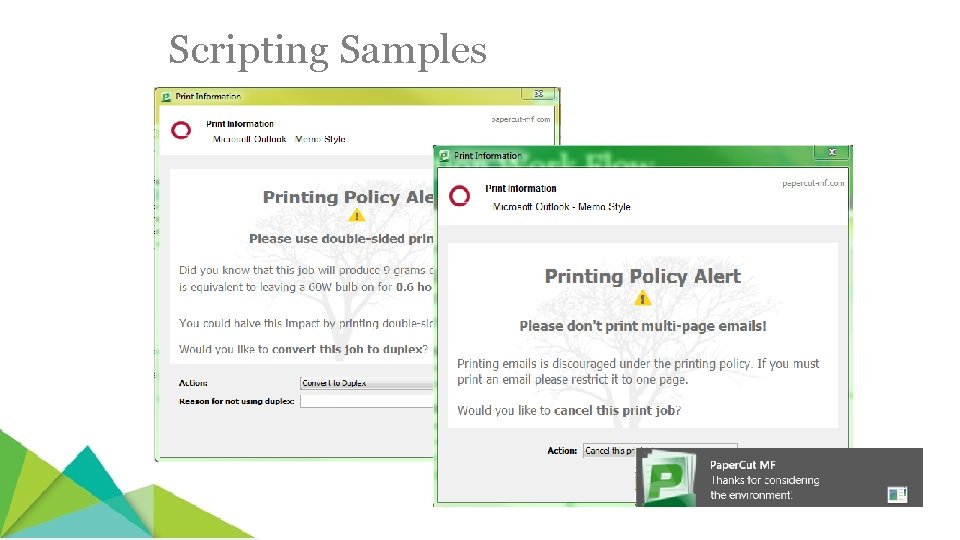 Scripting Samples Scripting Samples