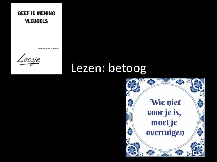 Lezen: betoog 