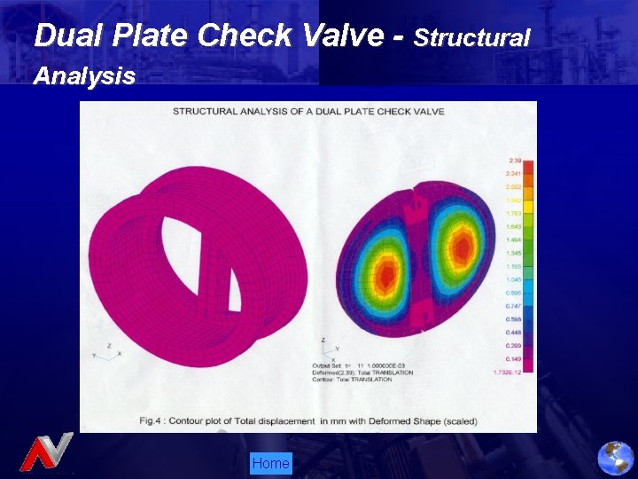 Dual Plate Check Valve - Structural Analysis Home 