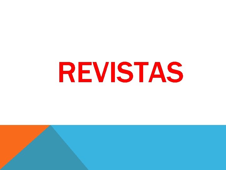REVISTAS REVISTAS