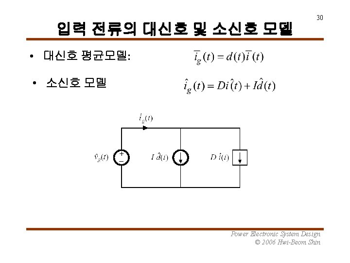 AC Equivalent Circuit Modeling Power Electronic System Design