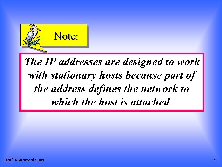 Chapter 24 Mobile IP Objectives Upon completion you