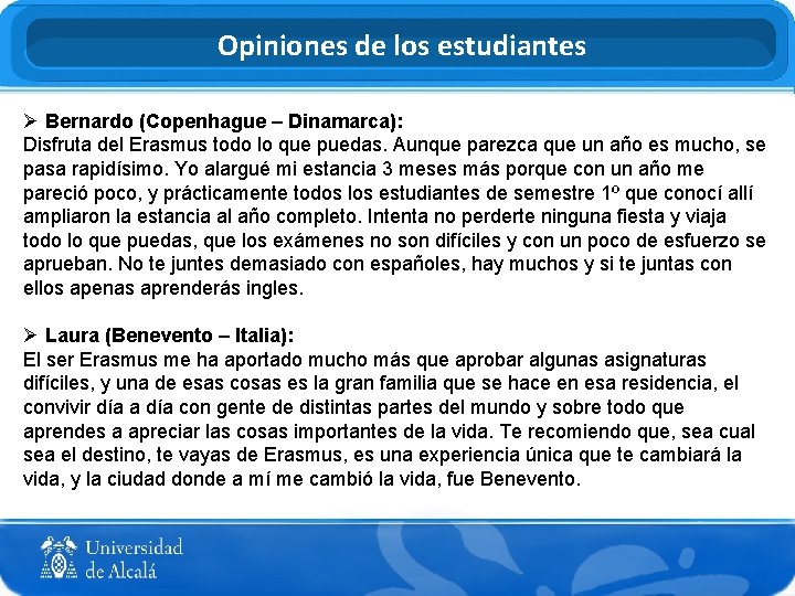 Opiniones de los estudiantes Ø Bernardo (Copenhague – Dinamarca): Disfruta del Erasmus todo lo