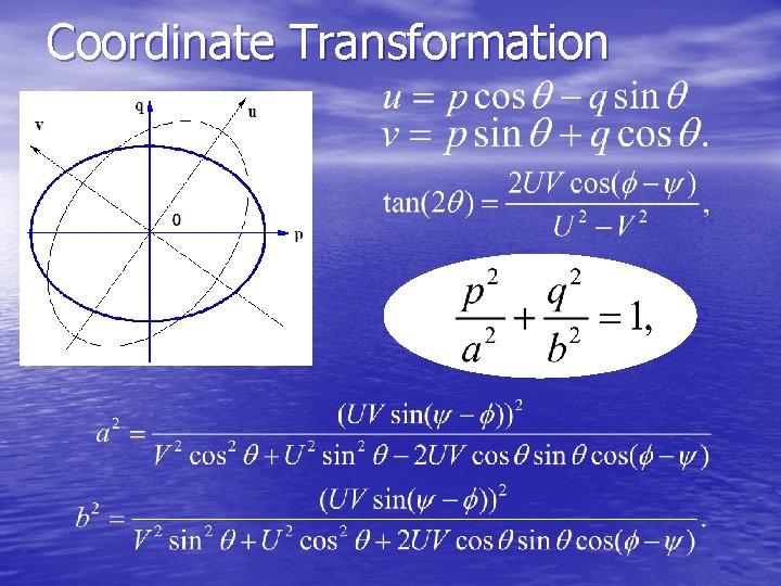 Coordinate Transformation 