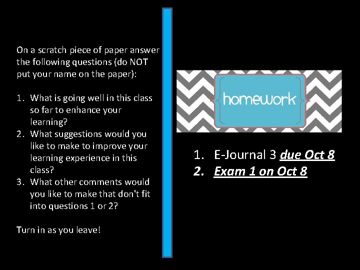 On a scratch piece of paper answer the following questions (do NOT put your On a scratch piece of paper answer the following questions (do NOT put your
