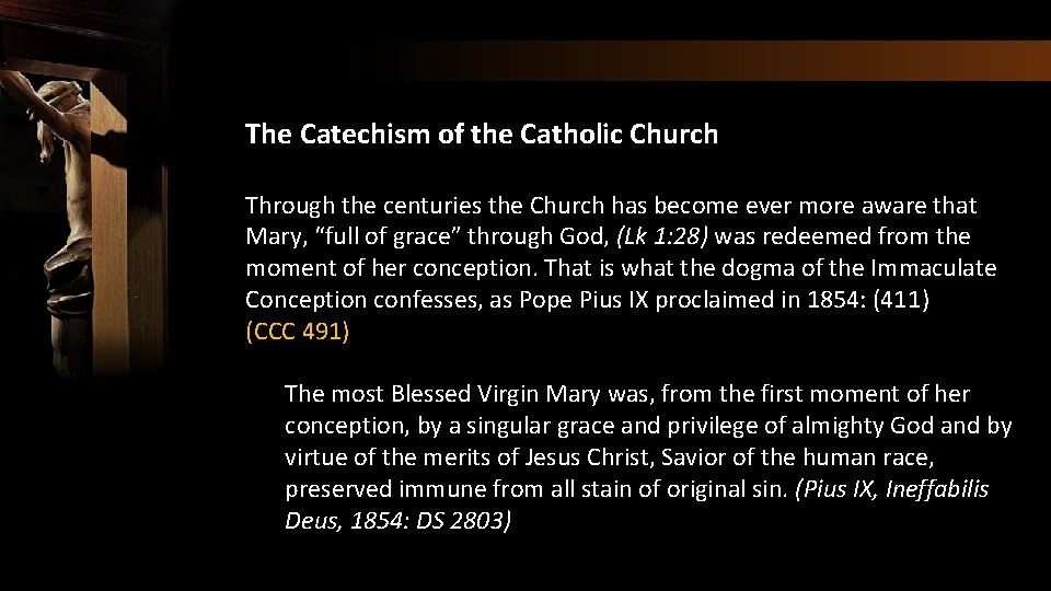 The Catechism of the Catholic Church Through the centuries the Church has become ever