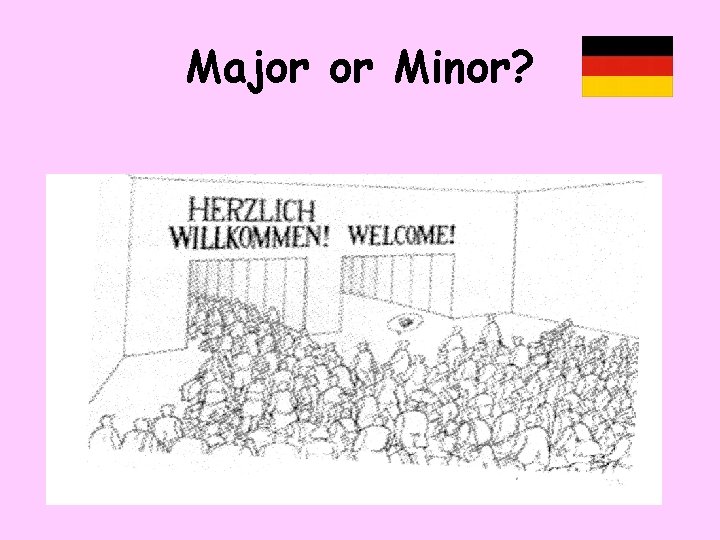 Major or Minor? 