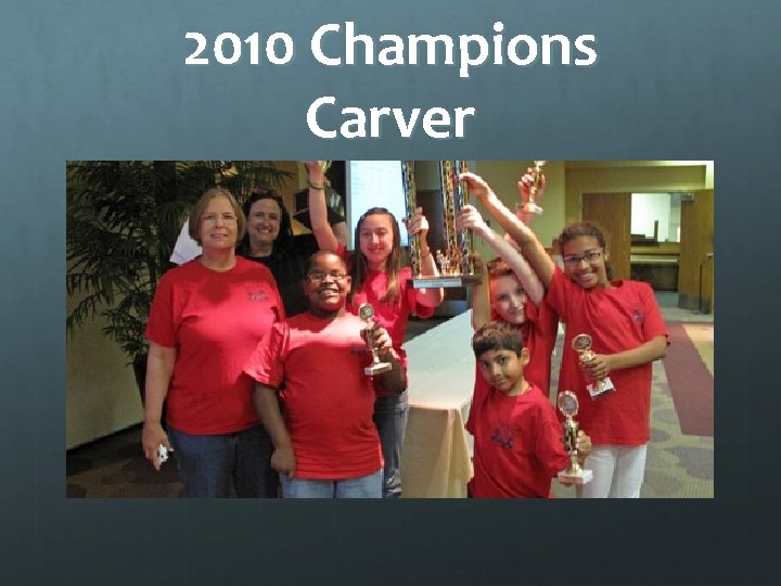 2010 Champions Carver 