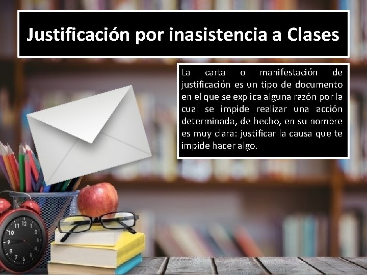 Justificaciones por inasistencias En clases de educacin fsica