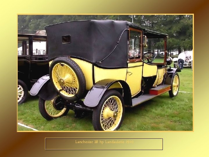 Lanchester 28 hp Landaulette 1910 