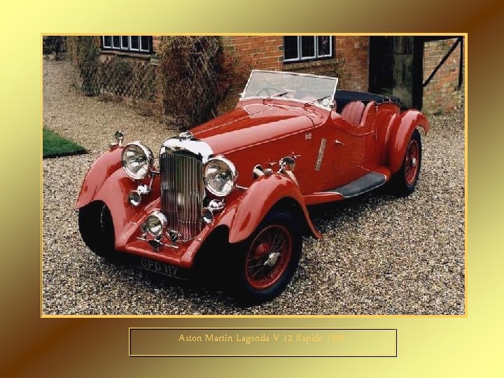 Aston Martin Lagonda V 12 Rapide 1939 