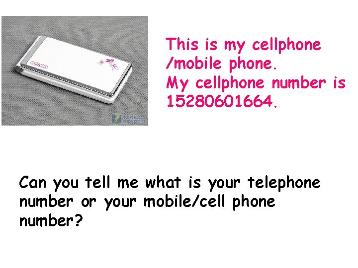 This is my cellphone /mobile phone. My cellphone number is 15280601664. Can you tell