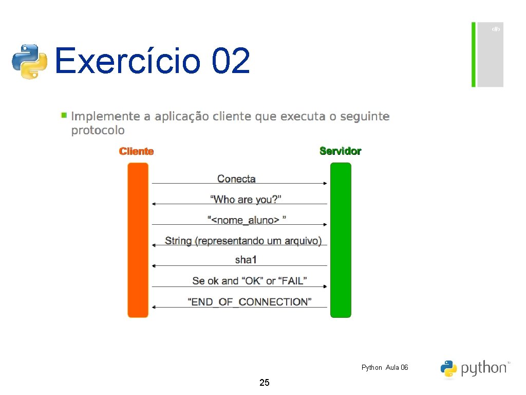 Exercício 02 Python Aula 06 25 