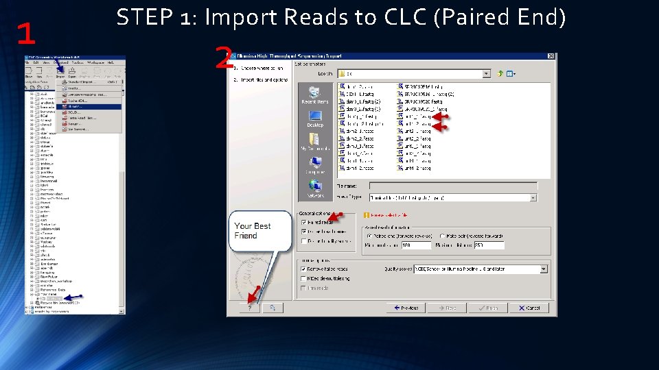 1 STEP 1: Import Reads to CLC (Paired End) 2 