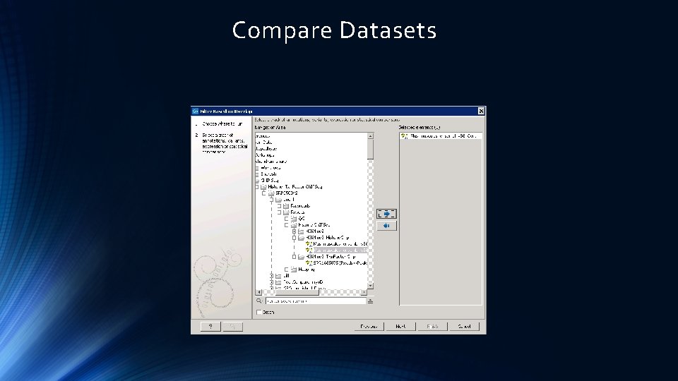Compare Datasets 