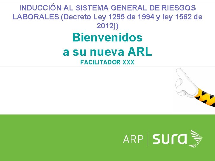 INDUCCIÓN AL SISTEMA GENERAL DE RIESGOS LABORALES (Decreto Ley 1295 de 1994 y ley