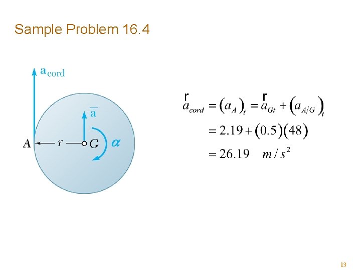 Sample Problem 16. 4 13 