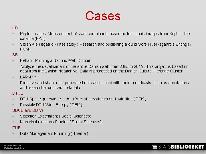 Cases KB • Kepler - cases: Measurement of stars and planets based on telescopic