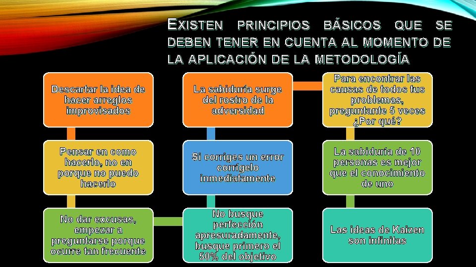 EXISTEN PRINCIPIOS BÁSICOS QUE SE DEBEN TENER EN CUENTA AL MOMENTO DE LA APLICACIÓN