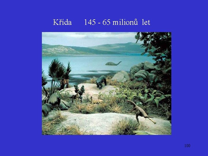 Křída 145 - 65 milionů let 100 
