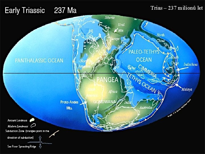 Trias – 237 milionů let 93 