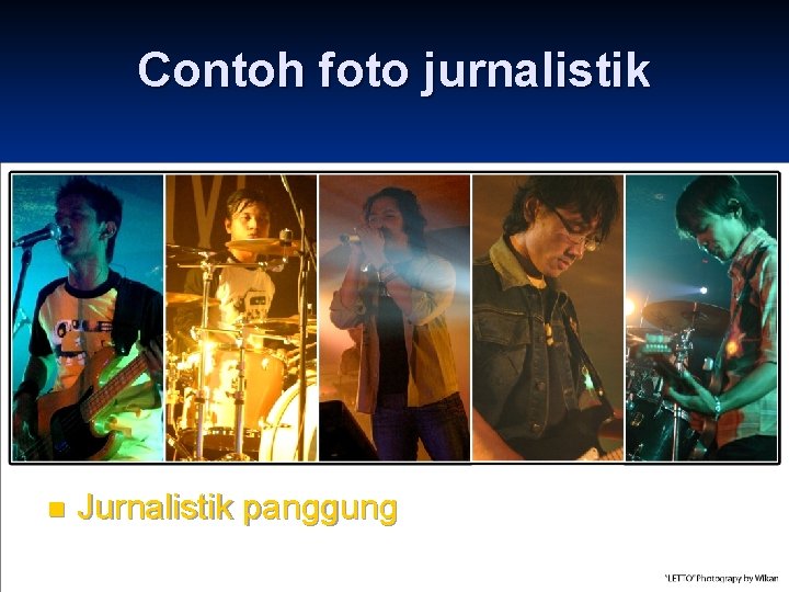 Contoh foto jurnalistik n Jurnalistik panggung 