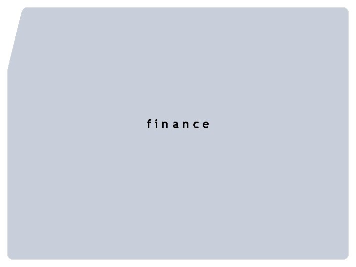 finance 