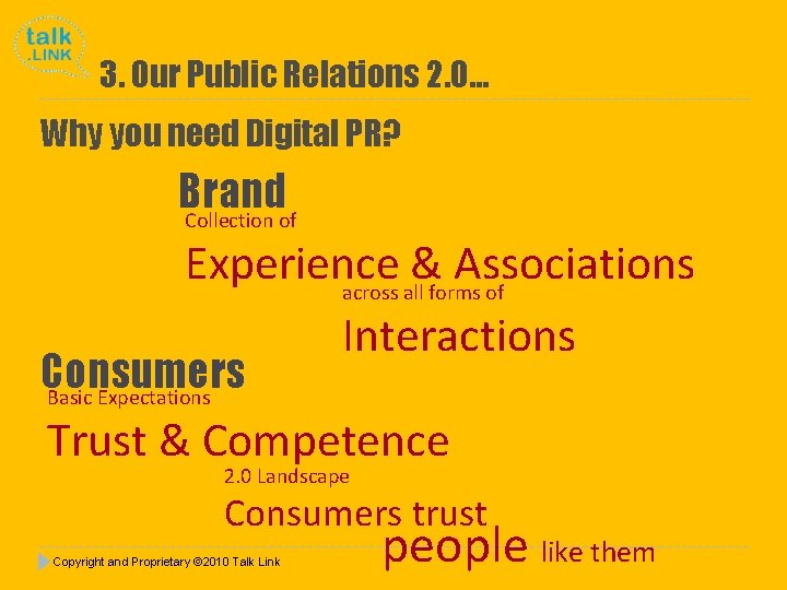 3. Our Public Relations 2. 0… Why you need Digital PR? Brand Collection of