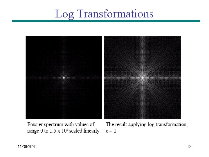 Log Transformations 11/30/2020 18 