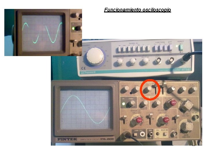 Funcionamiento osciloscopio 29 