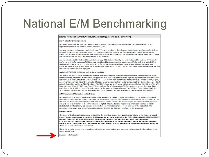 National E/M Benchmarking National E/M Benchmarking