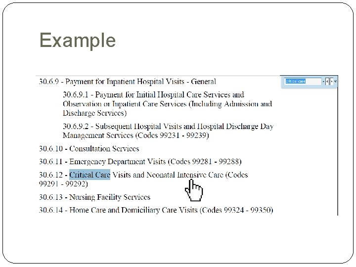 Example Example