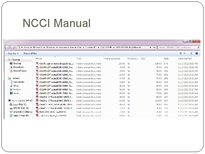 NCCI Manual NCCI Manual